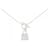 Hermès Hermes Amulette Birkin 925 Silver Necklace Silvery Metallic Metal