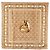 Céline Bufanda de seda Horsebit Celine Castaño Beige