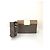 Borsa a tracolla in pelle di vitello beige e grigia Prada Cahier Multicolore - vista 2