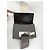 Borsa a tracolla in pelle di vitello beige e grigia Prada Cahier Multicolore - vista 8