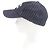 Cappellino da baseball in denim a righe in cotone Louis Vuitton Blu - vista 3