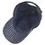 Cappellino da baseball in denim a righe in cotone Louis Vuitton Blu - vista 5