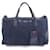 Armani Jeans Boston Bag Leather 2way Bag Blue  ref.2509831