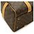 Borsa da viaggio Monogram Carryall Louis Vuitton Marrone - vista 3