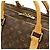 Borsa da viaggio Monogram Carryall Louis Vuitton Marrone - vista 5