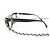 Timeless Occhiali da sole Chanel COCO Mark Chain Nero - vista 5