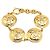 Timeless Bracciale Matelassé Coco Mark di Chanel D'oro Metallico