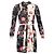 Camicia dress bicolore Maje Riller in viscosa stampata floreale