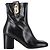 Botines Mulberry de cuero negro