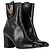 Botines Mulberry de cuero negro - vista 4