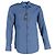 Boss by Hugo Boss Patterned Long Sleeve Shirt in Blue Cotton