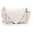 Borsa a tracolla in agnello Bottega Veneta Beak Bianco