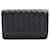 Bottega Veneta Leather Card Case Black Pony-style calfskin  ref.2510852