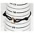 Bracciale Lien Empreinte K18PG Louis Vuitton Q95647 Nero - vista 2