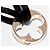 Bracciale Lien Empreinte K18PG Louis Vuitton Q95647 Nero - vista 4