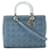 Dior Lady Dior Denim Handbag Blue  ref.2511387