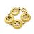 Timeless Bracciale Rotondo Coco Mark di Chanel D'oro Metallico