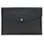 Louis Vuitton Pochette Envelope Taurillon Clutch Bag Black Leather  ref.2511819