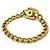 Timeless Bracciale a Catena Coco Mark di Chanel D'oro Metallico - vista 2