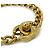 Timeless Bracciale a Catena Coco Mark di Chanel D'oro Metallico - vista 3