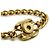 Timeless Bracciale a Catena Coco Mark di Chanel D'oro Metallico - vista 5