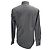 Camicia a maniche lunghe a righe Gucci in cotone grigio - vista 3