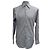 Camicia a righe con bottoni a maniche lunghe Gucci in cotone blu navy