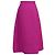 Falda midi acampanada Valentino Garavani en viscosa rosa Castaño - vista 3