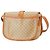 Céline Borsa a Spalla in PVC Macadam di Celine Marrone Beige - vista 2