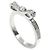 Timeless Chanel 1932 Ruban de Chanel Au750 Diamantring Größe 7.5 Silber Metallisch - Ansicht 2