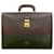 Loewe Anagram Leather Briefcase Brown  ref.2512655