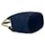 Bolsa de ombro em nylon e couro com placa de logo triangular Prada Azul marinho - vista 7