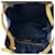 Bolsa de ombro em nylon e couro com placa de logo triangular Prada Azul marinho - vista 9