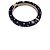 Timeless Chanel Bracciale bangle in resina nera con cristalli strass e logo CC Nero - vista 2