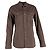 Camisa de sarga Tom Ford en algodón marrón Castaño Roja