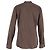 Camisa de sarga Tom Ford en algodón marrón Castaño Roja - vista 3