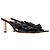 Jacquemus Bellagio Crossover Sandals in Black Leather - view 4