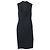 Autre Marque Vestido Mini Ajustado Efecto Cruzado Antonio Berardi en Rayón Negro