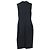 Autre Marque Vestido Mini Ajustado Efecto Cruzado Antonio Berardi en Rayón Negro - vista 2