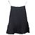 Falda Mini con Volantes Herve Leger en Rayón Negro - vista 2
