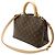 Borsa 2 in 1 Petit Palais Monogram Louis Vuitton Marrone - vista 2