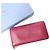 Autre Marque Billetera larga con cremallera PANAMA de Smythson en cuero Rosa