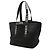 Borsa a spalla pieghevole in rafia Loewe Nero - vista 2