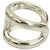 Hermès Hermes Osmos GM Silver 925 Band Ring Silvery - view 3