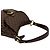 Borsa semi-a-spalla in pelle Damier Ébène Highbury di Louis Vuitton Marrone - vista 4