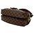 Borsa semi-a-spalla in pelle Damier Ébène Highbury di Louis Vuitton Marrone - vista 8