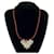 Hermès HERMES Touareg Necklace Brown Silvery Red  - view 1
