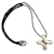Hermès Collier Choker Pendentif HERMES Lima GM Argent 925 Argenté  - vue 5