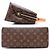 Bolsa Petit Palais PM Monograma Louis Vuitton Marrom - vista 2