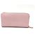 Cartera larga de cuero Saffiano rosa Prada - vista 2